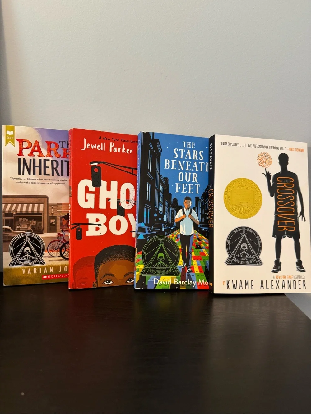 Set of 4 Young Adult books Black/African American teen Crossover Ghost Boys NEW